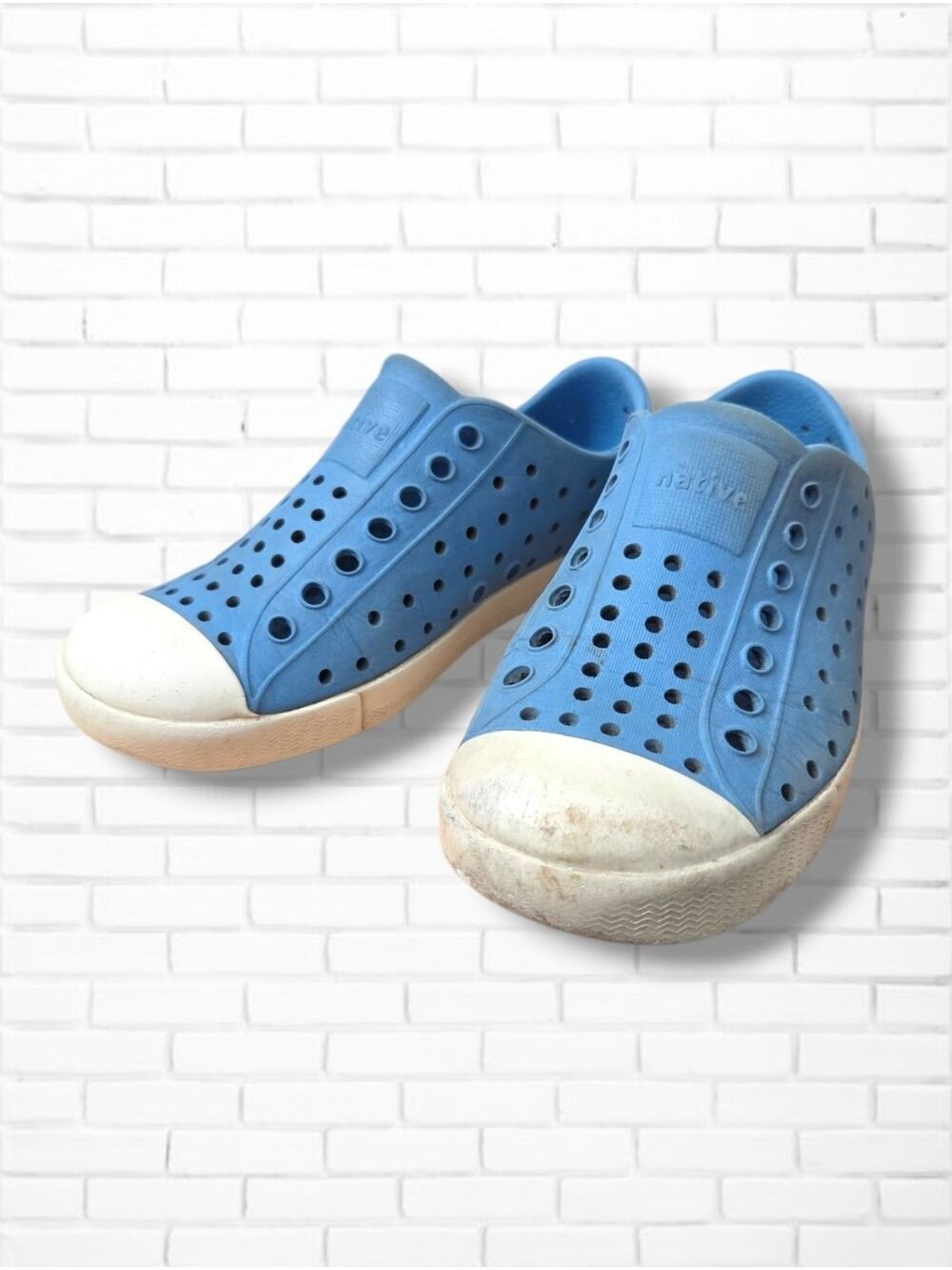 Native Jefferson Slip On Waterproof Blue Toddler Sneakers Size 10 T Unisex